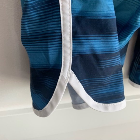 Hurley Phantom Blue Striped Board Shorts Size 30 - Picture 7 of 8